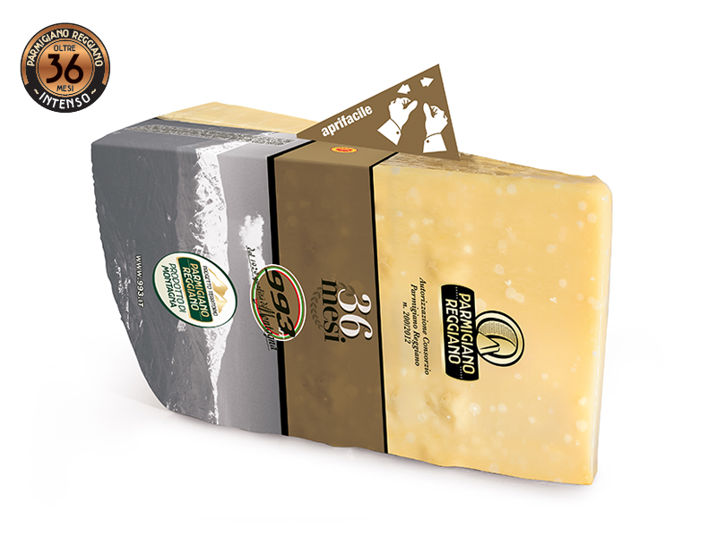 36 MESI di STAGIONATURA – confezione 1kg s.v. PARMIGIANO REGGIANO di MONTAGNA